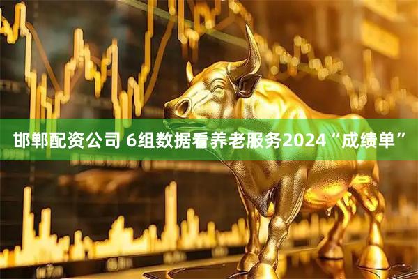邯郸配资公司 6组数据看养老服务2024“成绩单”